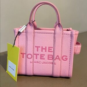 NWT The Tote Bag Marc Jacobs Light Pink Bag Color Fluro Candy.  Brand New.